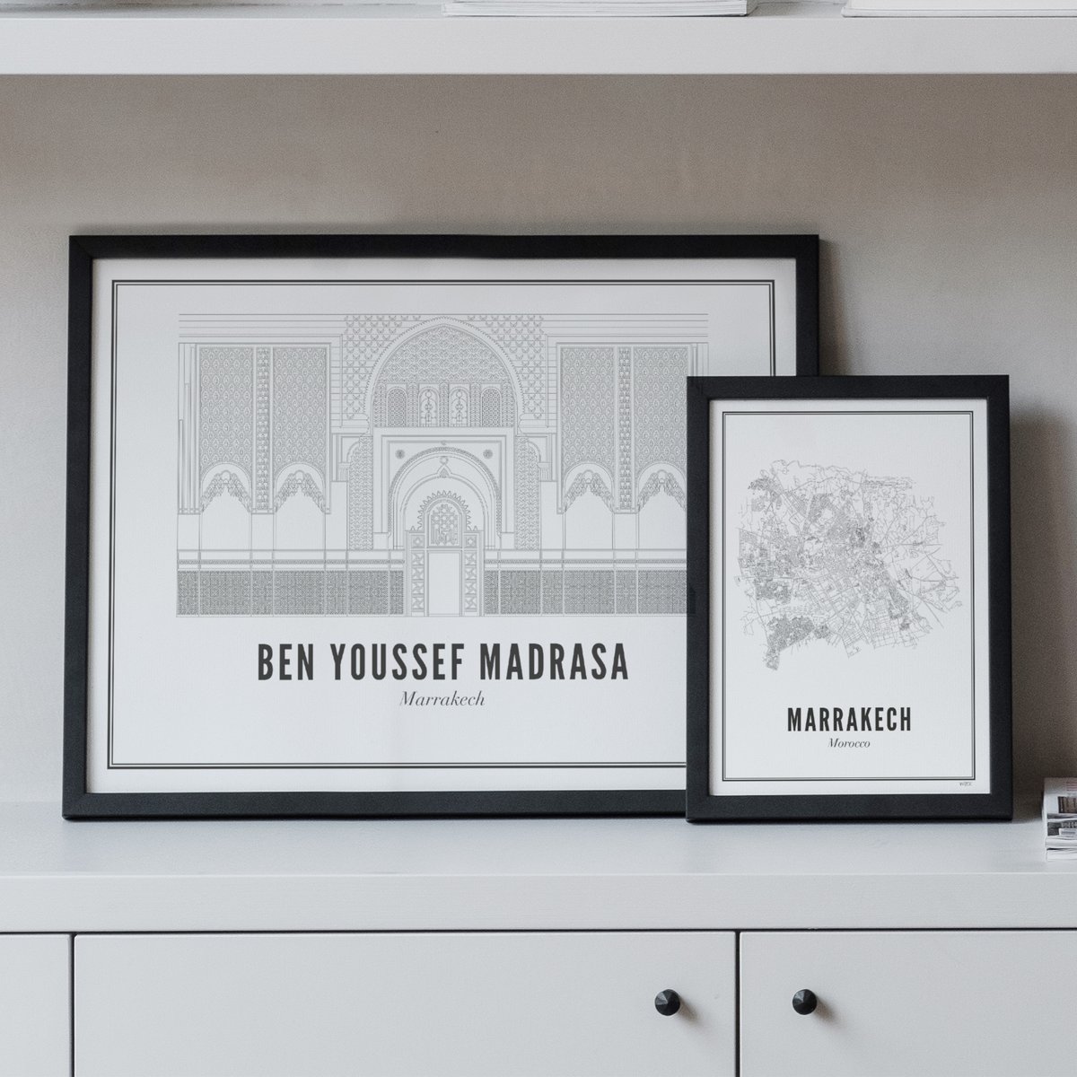 Poster von Marrakesh - Ben Youssef Madrasa | WIJCK.